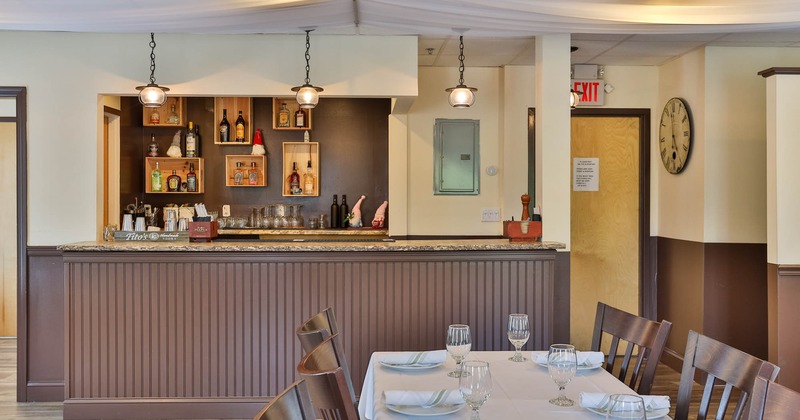 Interior, dining area