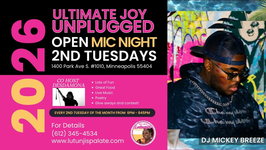 Ultimate Joy Unplugged Open Mic Night! event photo