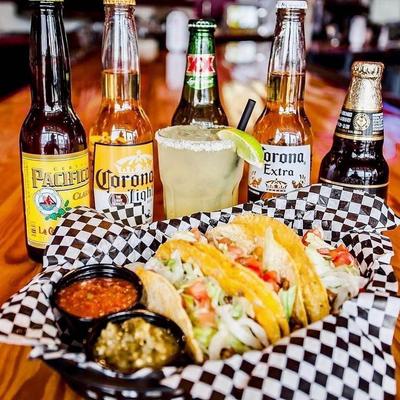 Tacos and beers.