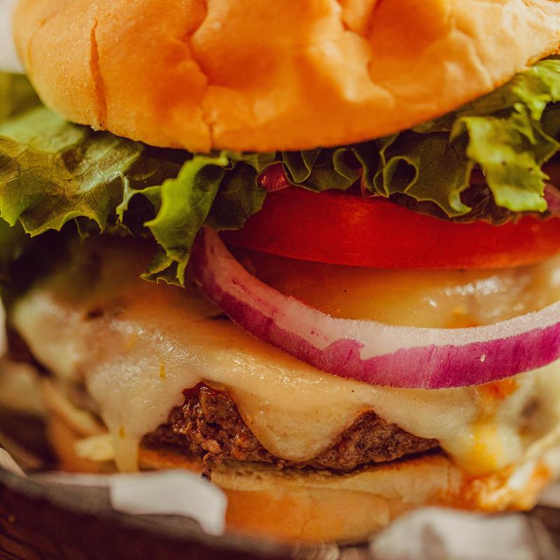 Flaming Esp Burger photo