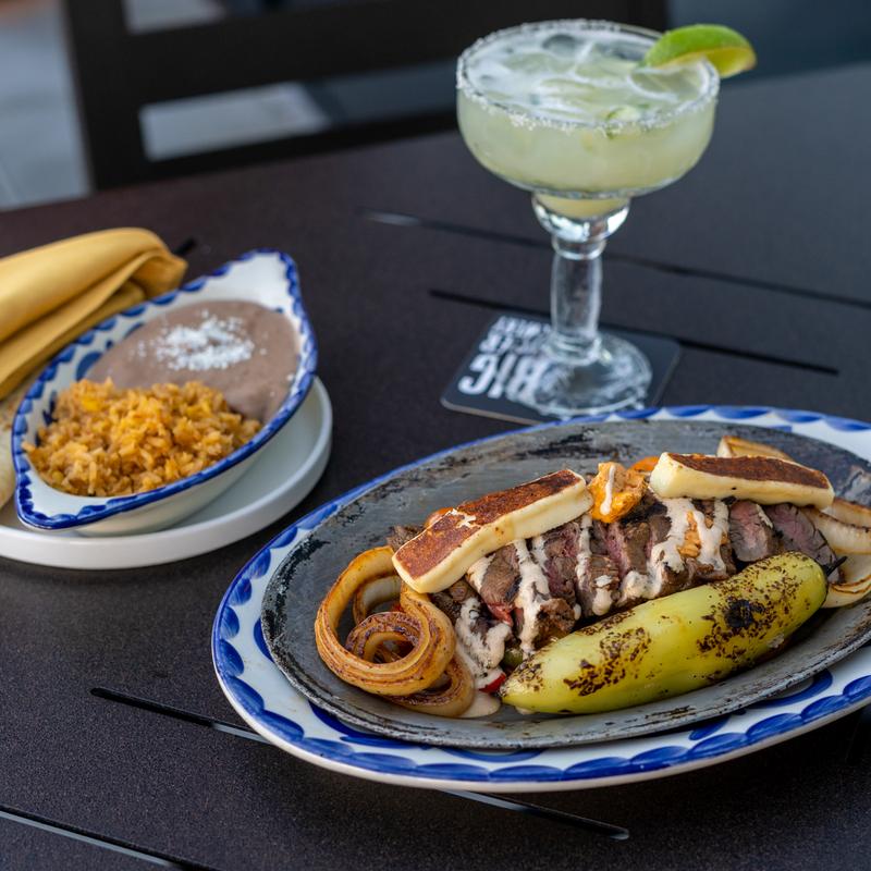 Blackened flank steak photo