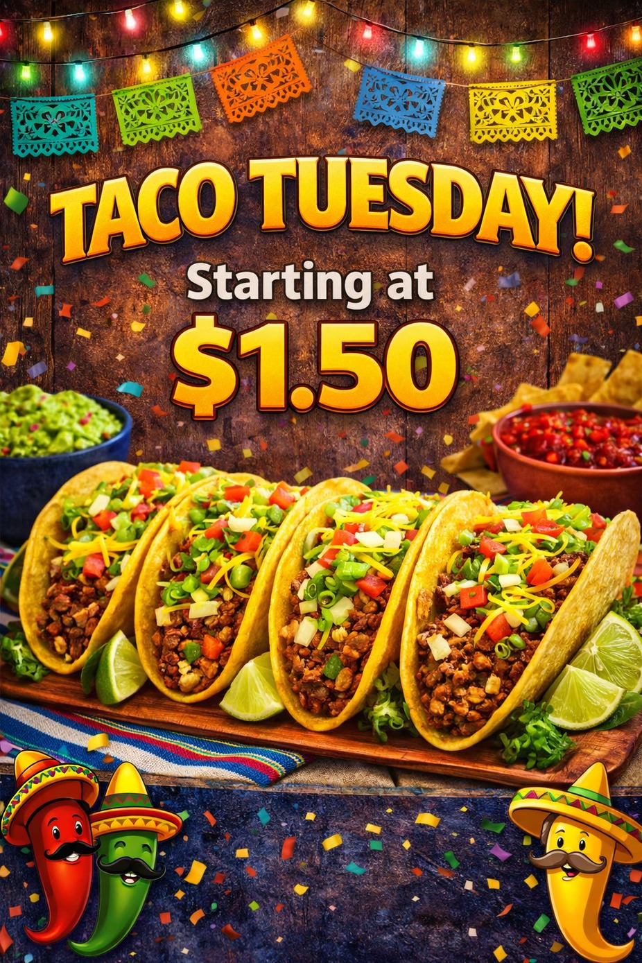 Taco Tuesday!!! Tacos starting at $1.50** event photo
