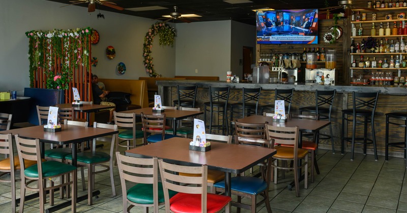 Interior, dining area
