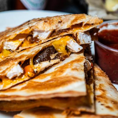 Chicken Quesadilla.