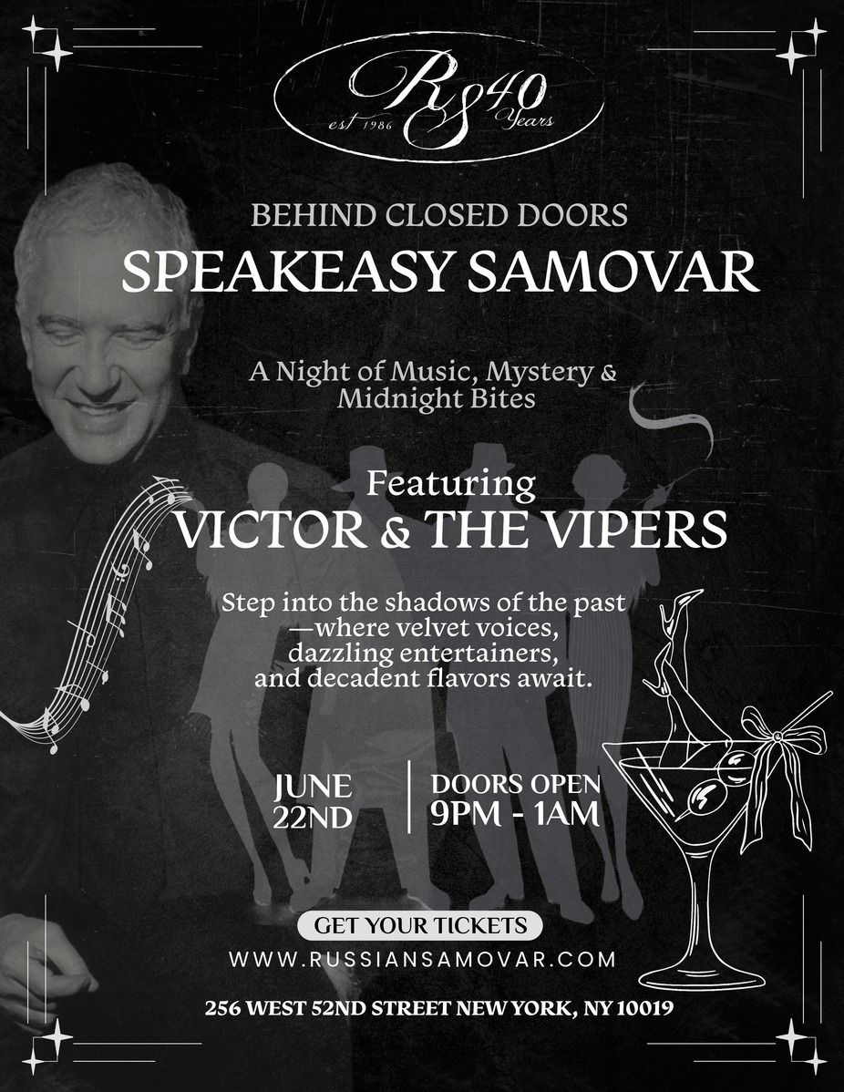 RUSSIAN SAMOVAR PRESENTS SPEAKEASY SAMOVAR event photo