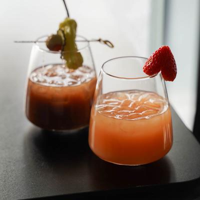 Grapefruit Mimosa and Bloody Mary.