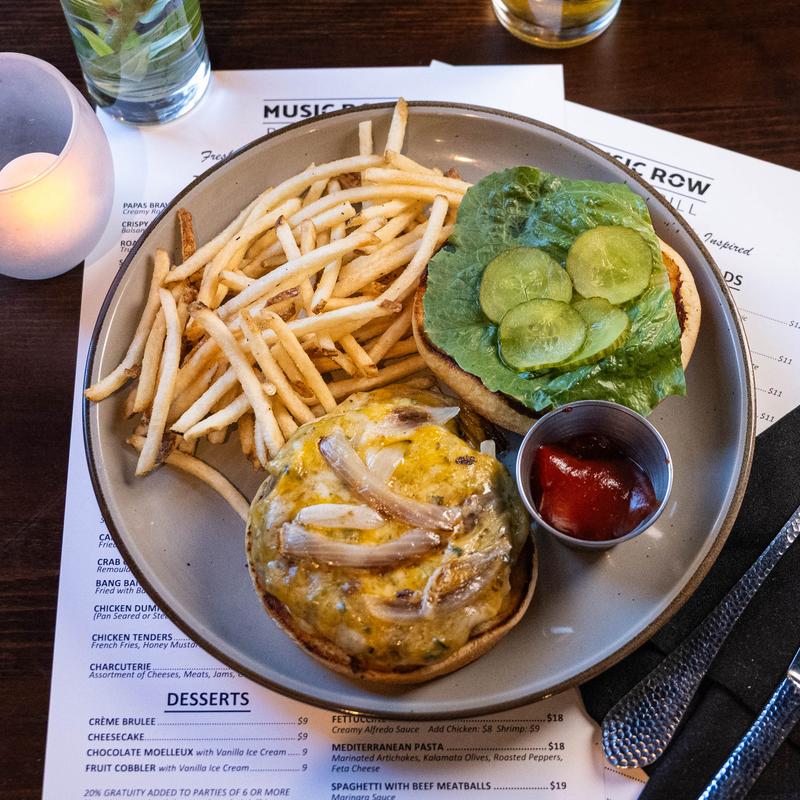 menu item 7 of 11, Music Row Burger