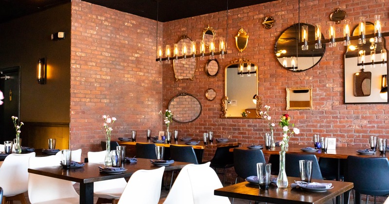 Interior, dining area