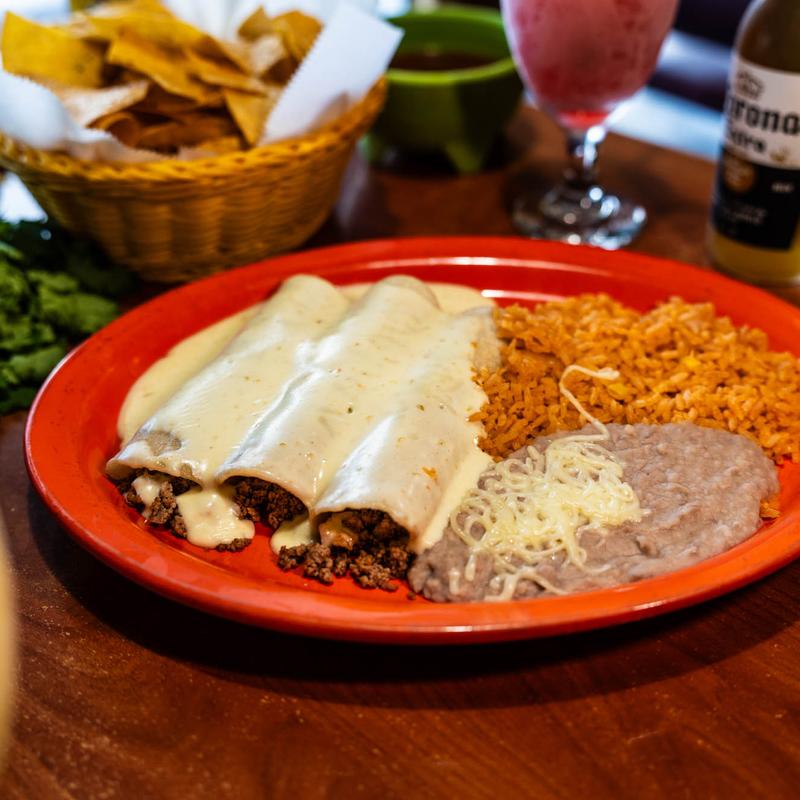 menu item 9 of 10, Enchiladas Blancas