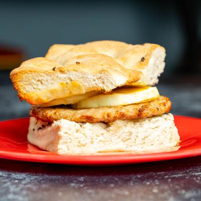 Banker Breakfast Sandwich.