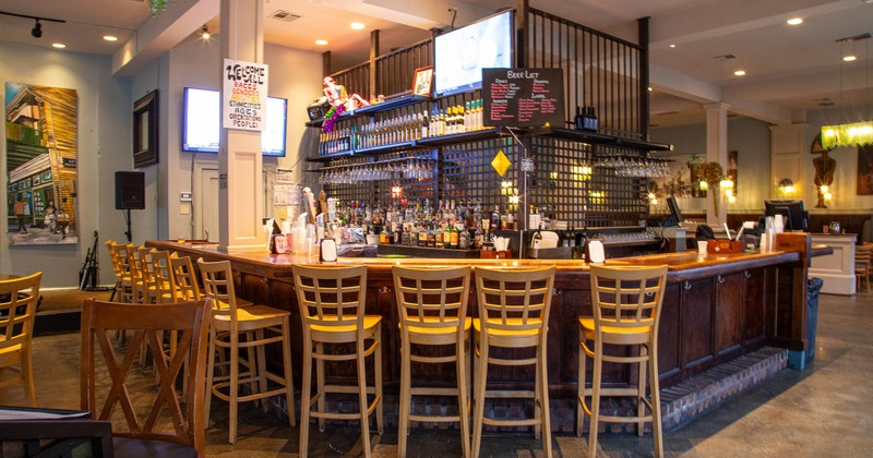 Interior, bar area