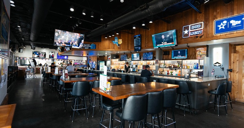 The interior of the restaurant