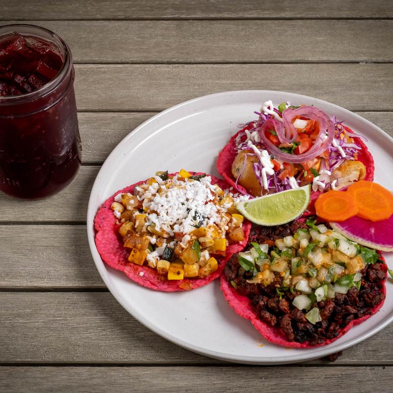 3 Tacos with Agua Fresca photo