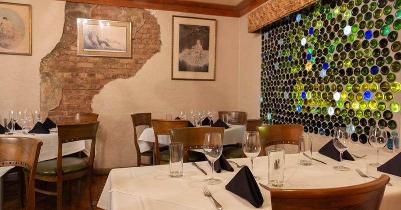 Interior, dining area waiting for the guests