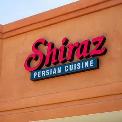 Shiraz Outdoor Sign.