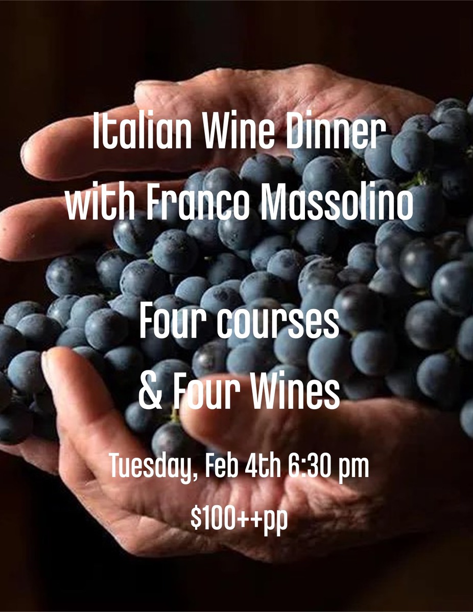 Italian Wine Dinner with Franco Massolino event photo