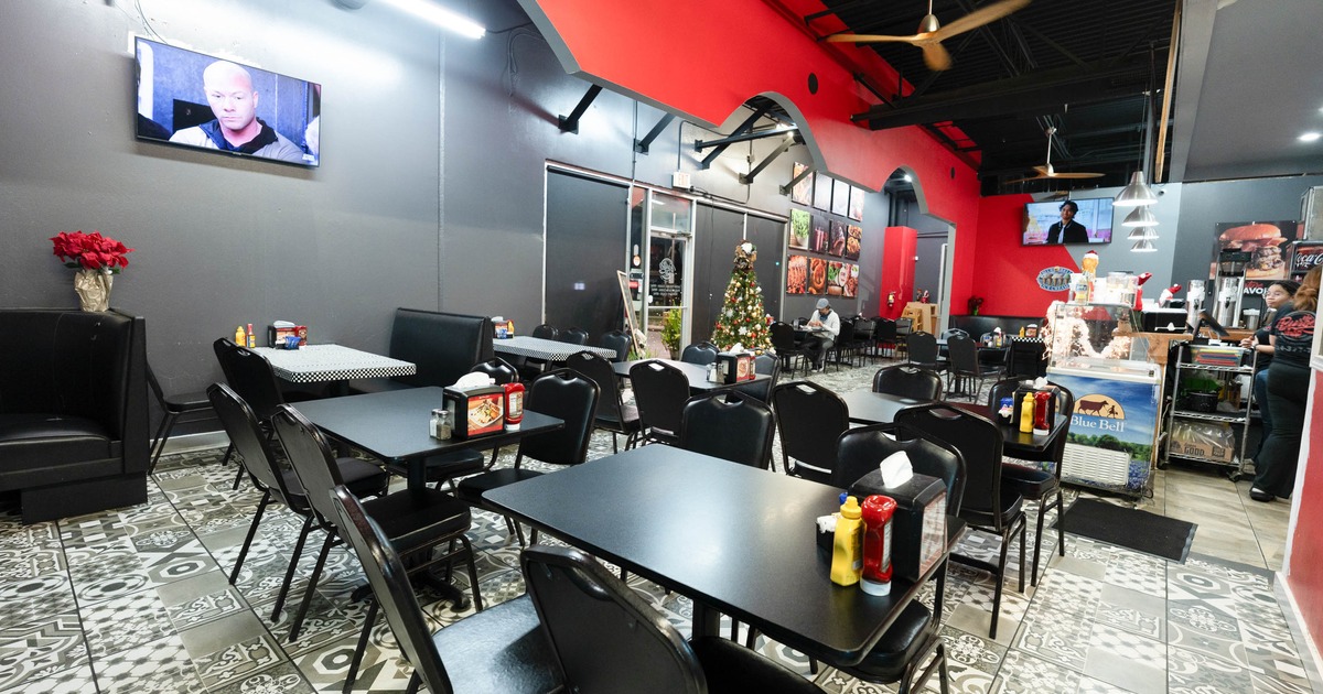 Interior seating area