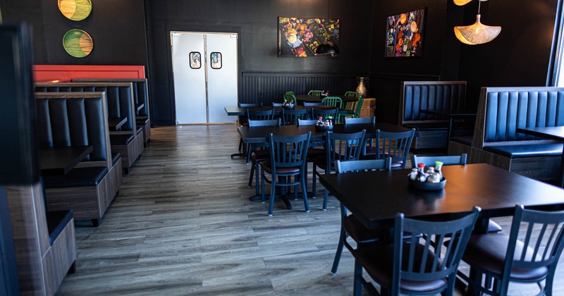 Interior, dining area