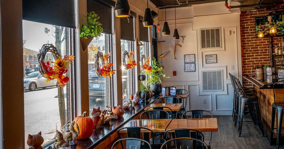 Interior, seating place near window