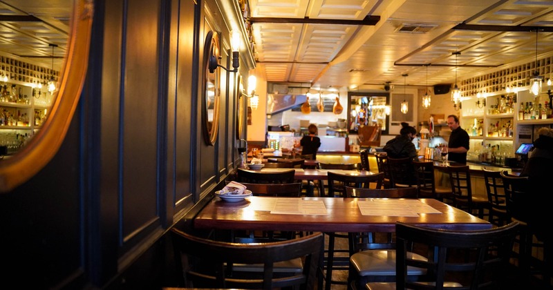 Interior, dining area