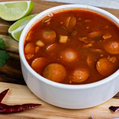 Charro beans and sausage.