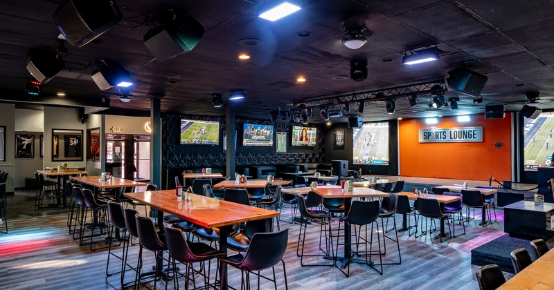 Interior, tables, chairs