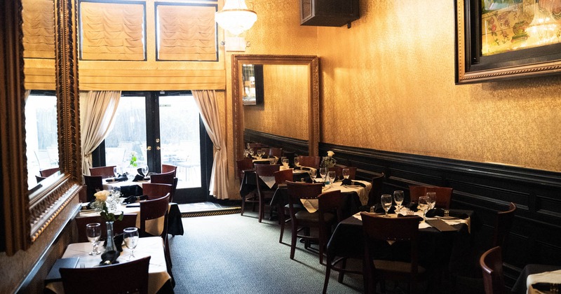 Interior, seating area