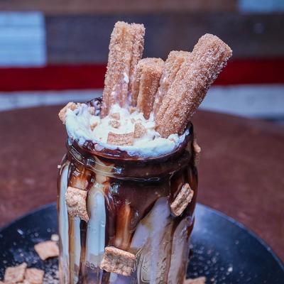 Churros And Ice Cream.