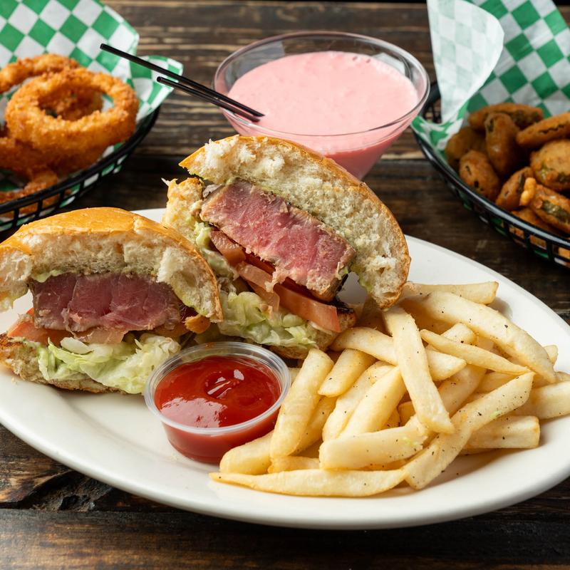 Ahi Tuna Steak Burger photo