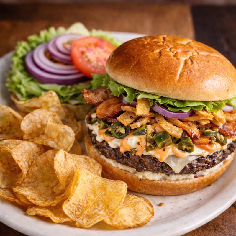 Jalapeno Popper Burger photo 72