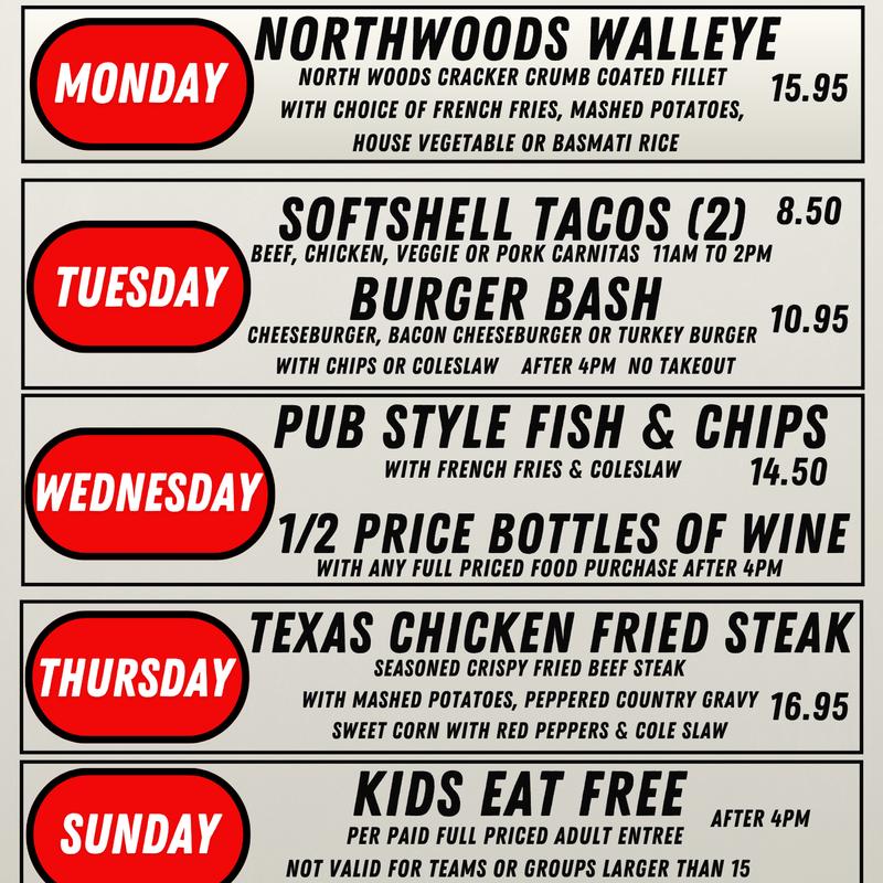 DAILY SPECIALS photo