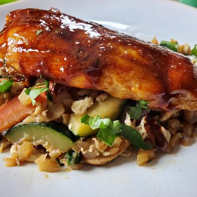 Chicken Teriyaki with Cauli-Fried Rice