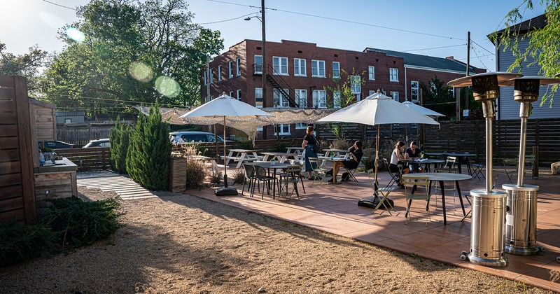 Outdoor seating area