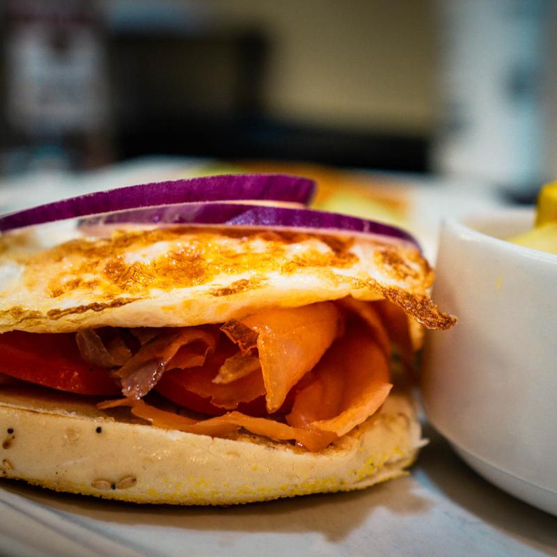 Smoked Salmon Bagel photo
