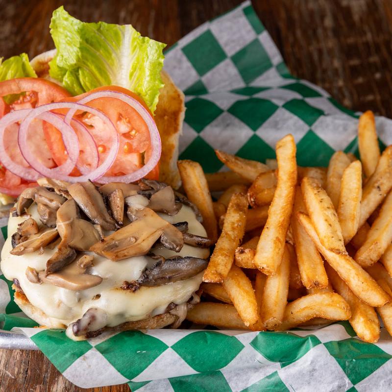 Mushroom Swiss Burger photo