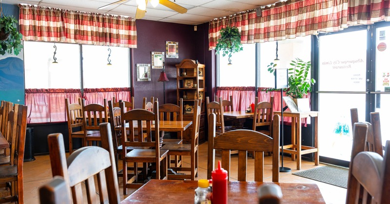 Interior seating area