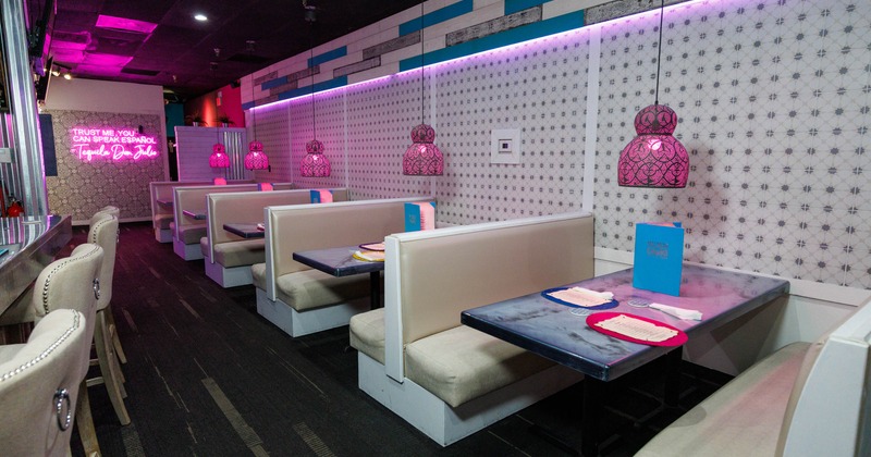 Interior, booths
