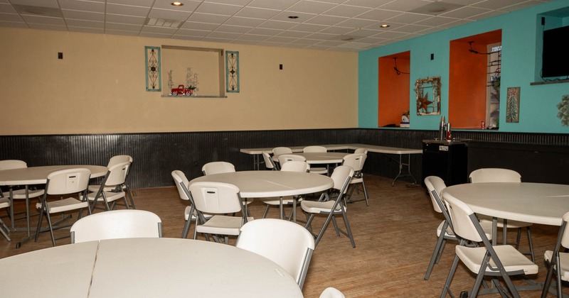 Interior, dining area