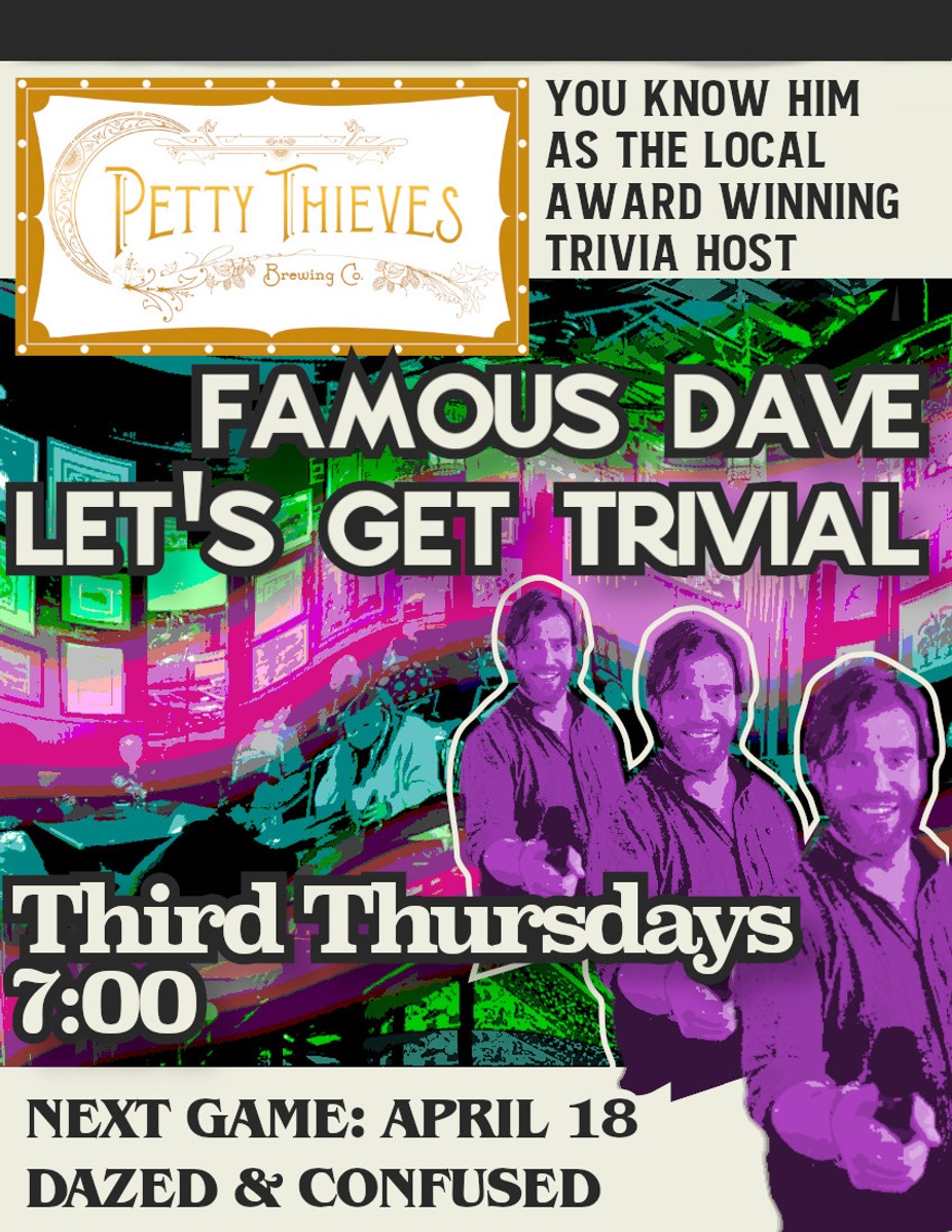 Famous Dave's Trivia Thursday - Dazed & Confused event photo