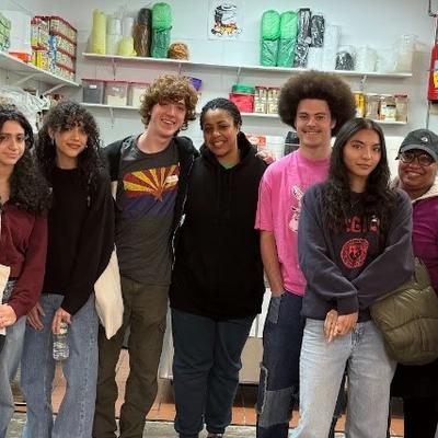 A group of people posing for a photo