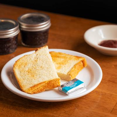 Toast and butter.
