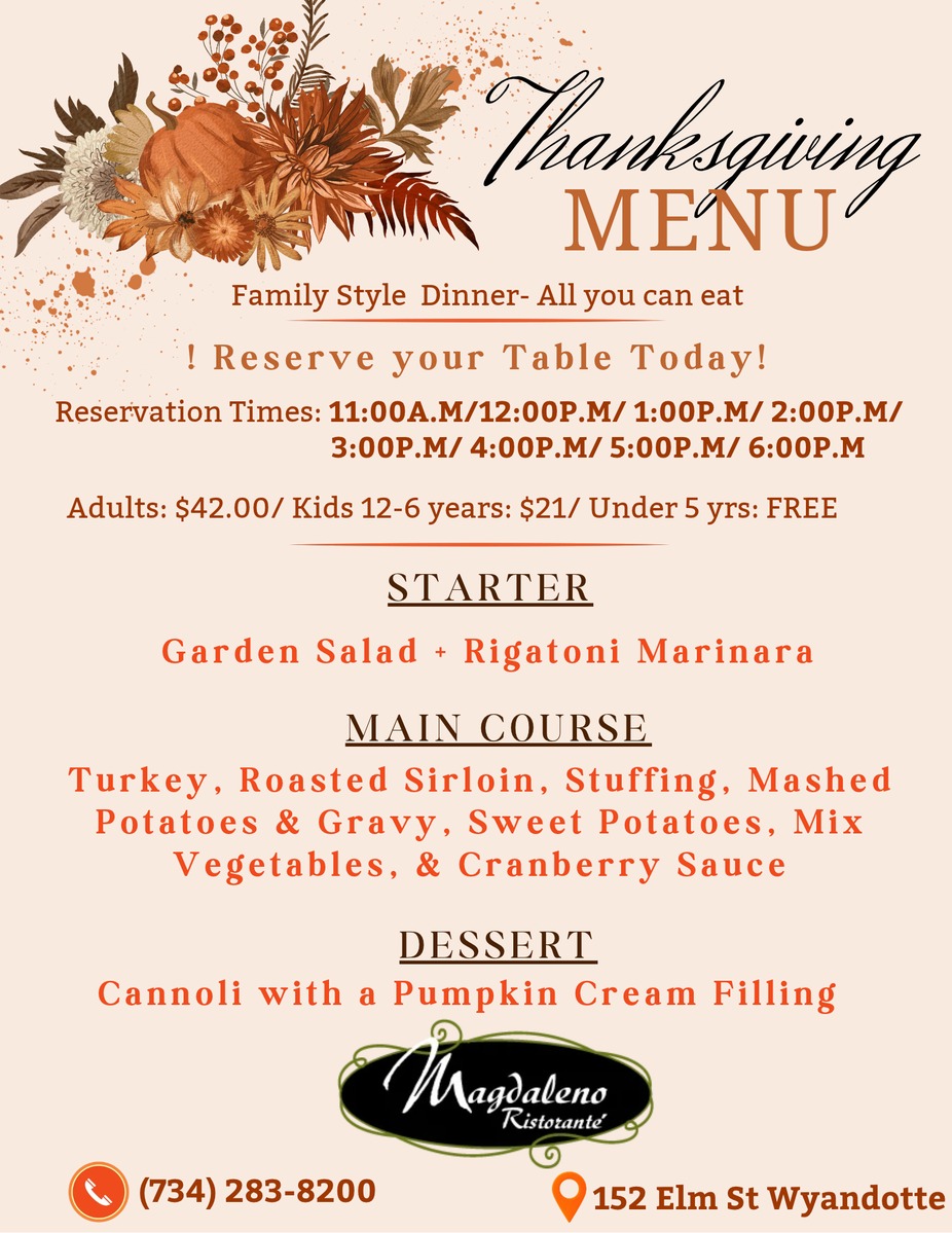 Thanksgiving event photo