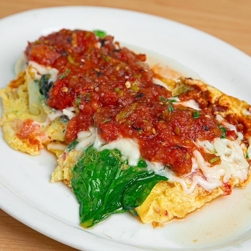 menu item 4 of 8, Build Your Own Omelette