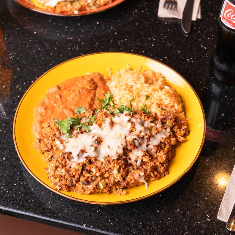 menu item 1 of 7, Huevos Con Chorizo