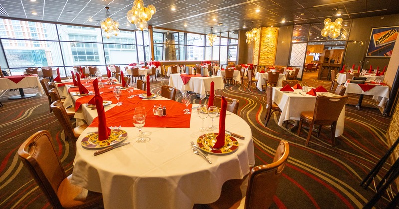 Interior, dining area