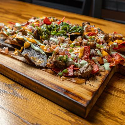 Smoked Brisket Nachos.