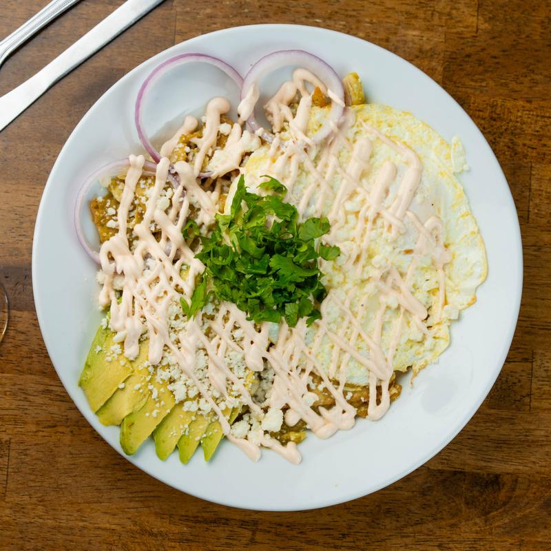 menu item 4 of 13, Chilaquiles Con Pollo