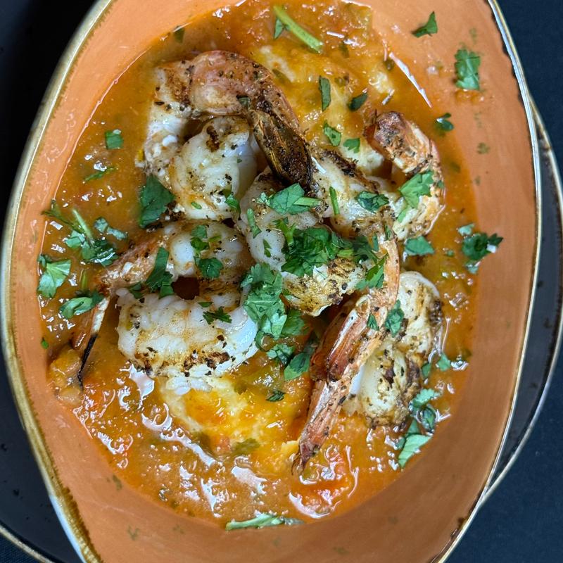 Anaheim Ranchero Shrimp & Grits photo