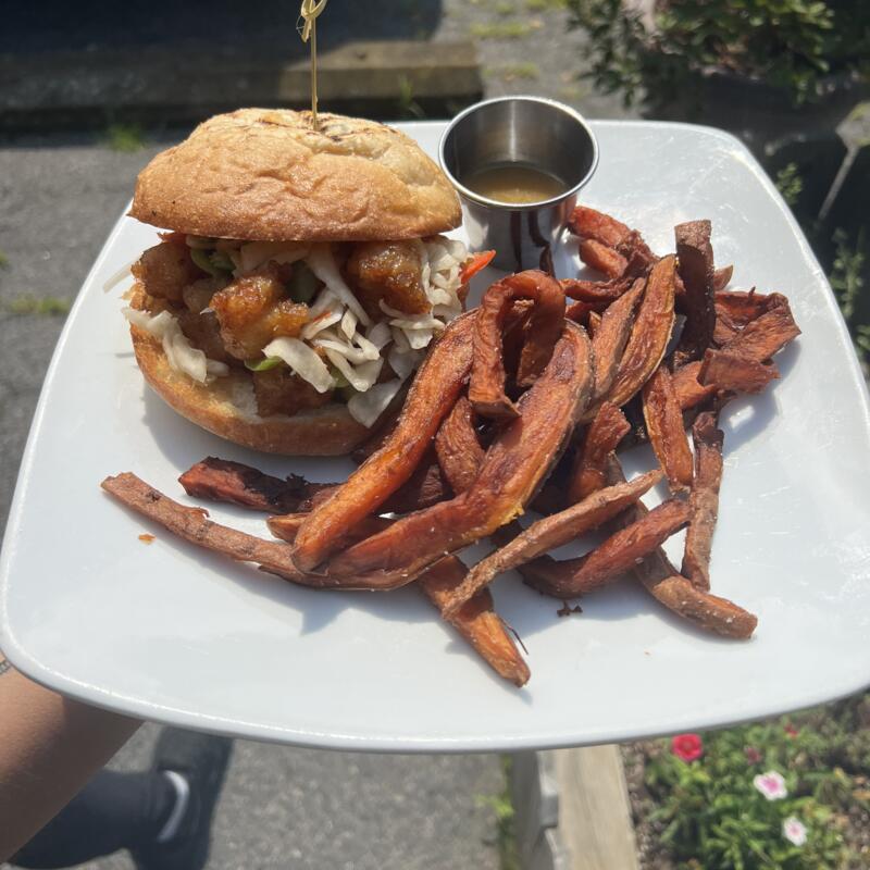 Thai Chili Rock Shrimp Burger photo