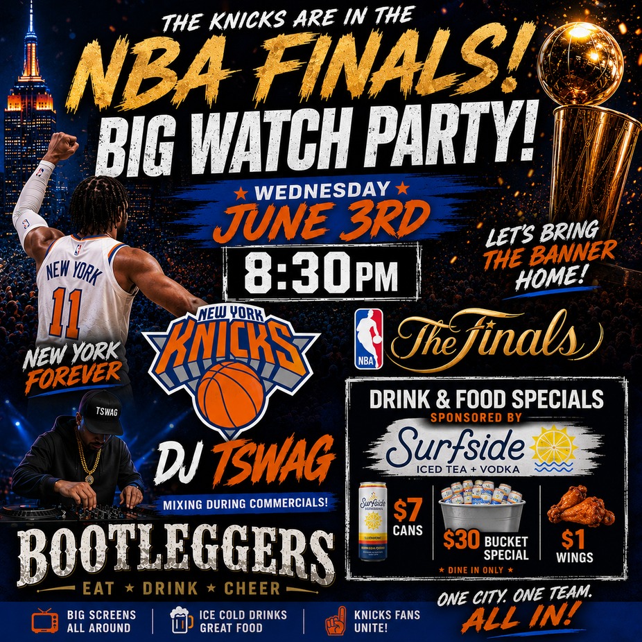 🏀 NEW YORK KNICKS NBA FINALS WATCH PARTY 🏀 event photo